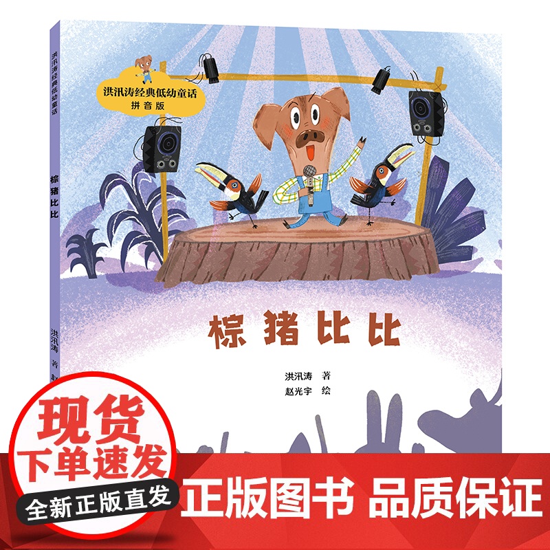 棕猪比比/神笔马良之父·洪汛涛经典低幼童话故事高清大图