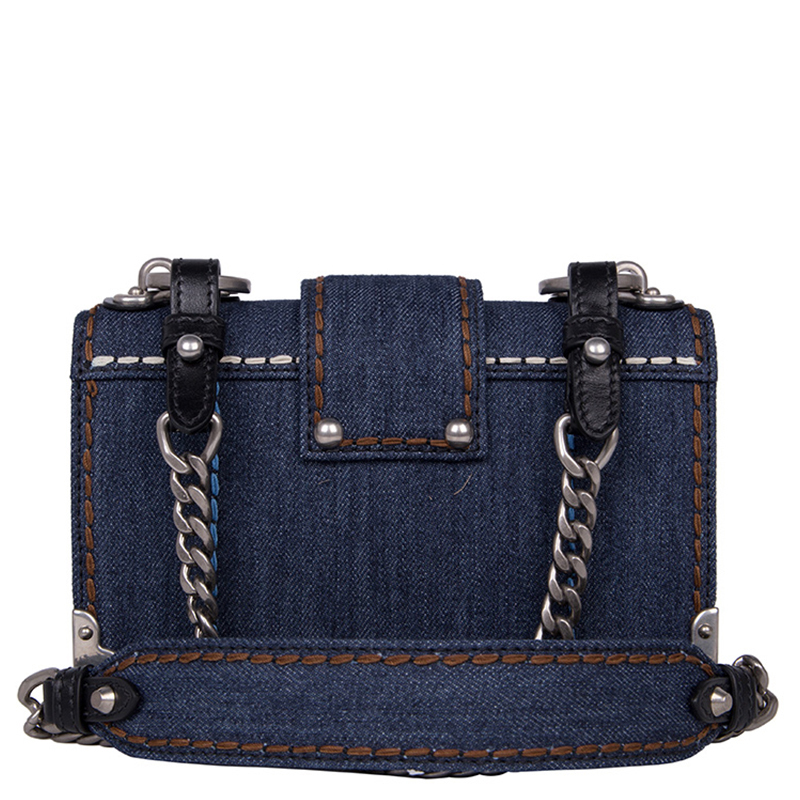 【直营】普拉达(PRADA) 女士经典单肩包斜挎包 1BH018高清大图