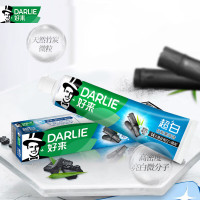 Darlie好来(原黑人)牙膏超白竹炭深洁140g 清新口气 活性炭去牙渍去黄去烟渍