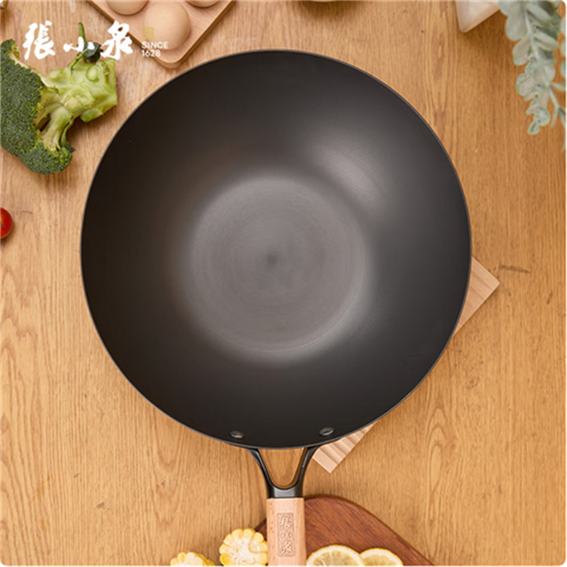 张小泉 无涂层家味精铁锅C32890100 32cm D高清大图