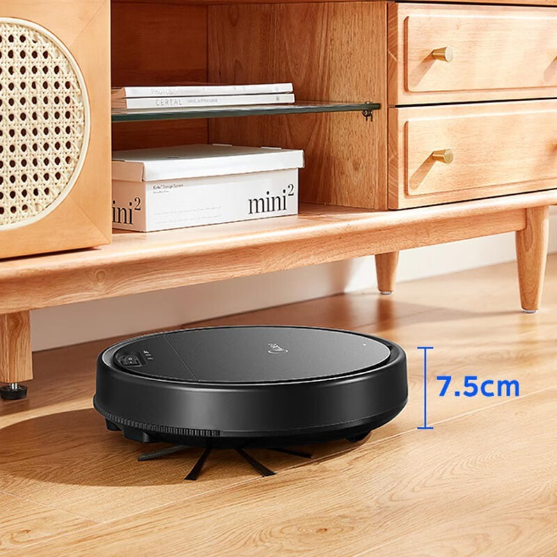 美的(Midea)扫吸一体 全自动扫地机器人 纤薄机身 环境感应 低噪设计 Q4高清大图