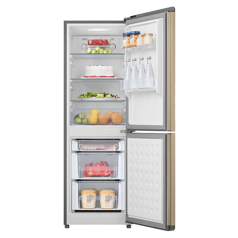 扎努西·伊莱克斯/ZANUSSI ZBE1780LPA 双门冰箱无霜风冷 炫金外观 178升容积 家用电冰箱高清大图