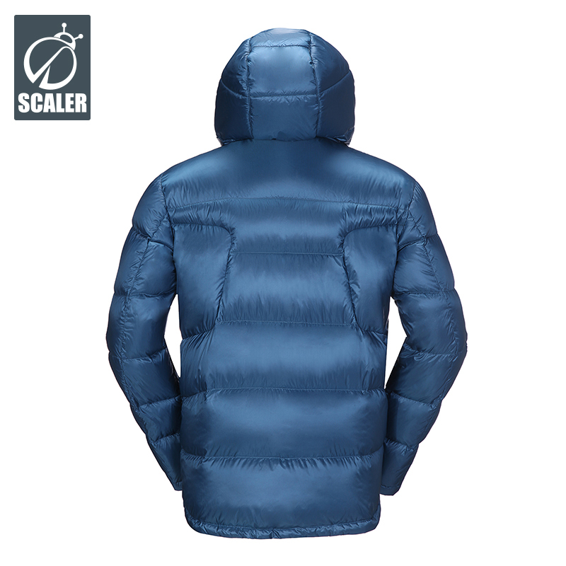 鹅绒SCALER/思凯乐户外羽绒服男加厚短款连帽时尚修身正品800蓬衣外套F7161534