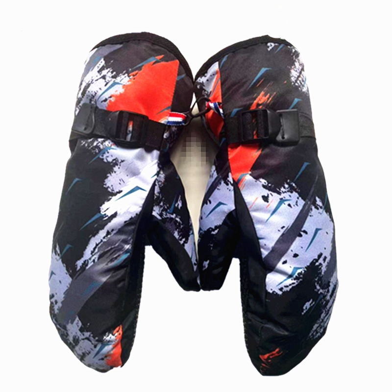 羽绒手套闪电客男女冬季滑雪加厚保暖防寒冬天骑行白鸭绒焖子手套视频