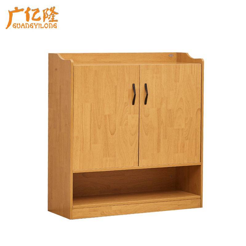 广亿隆木质鞋柜宿舍胶板鞋架两门一空90*32*95cm WH-XGY09#B/个
