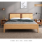 北欧全实木床现代简约风格家具1.5米小户型1.8米日式实木床双人床