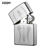 zippo芝宝男士打火机正版锻砂幽雅原始曲线纯铜防风ZIPPO正品刻字 21155