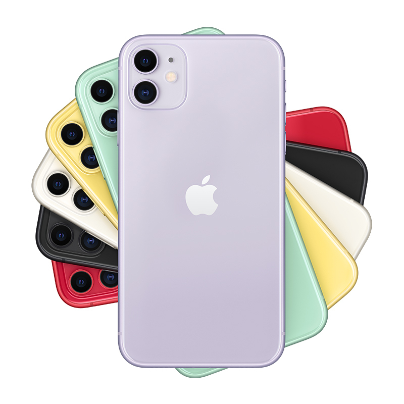 [全套标配]Apple iPhone 11 紫色 128GB 美版有锁 完美解锁 移动联通电信4G全网通手机