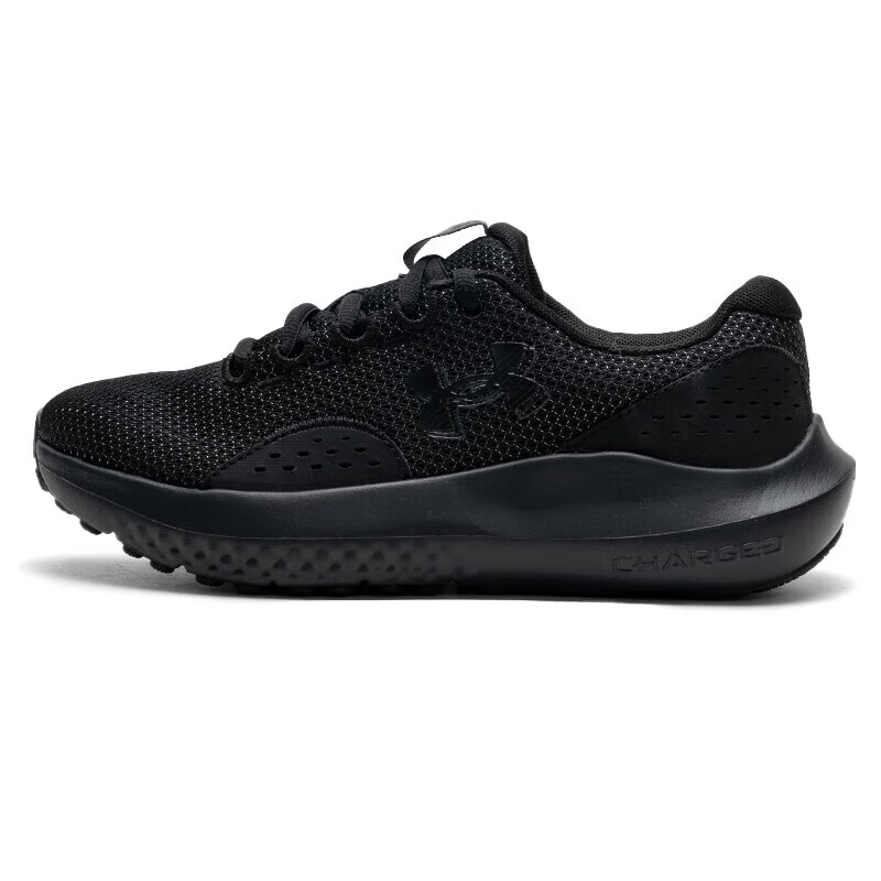 安德玛(Under Armour)女鞋新款运动鞋轻便透气缓震耐磨跑步鞋3027007-002 ZP 3027007-002/黑色 36