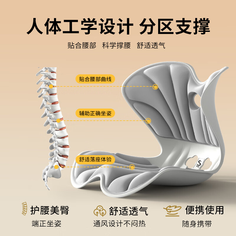 思菲其 护腰靠垫护腰久坐神器 加大包裹款S027高清大图