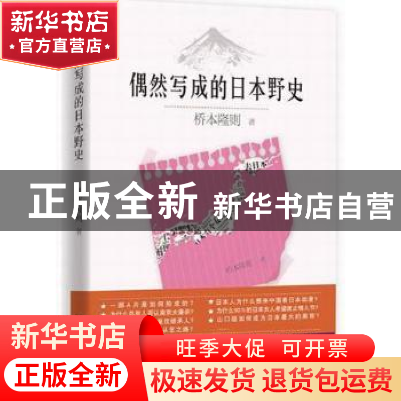 正版 偶然写成的日本野史 桥本隆则著 新星出版社 9787高清大图