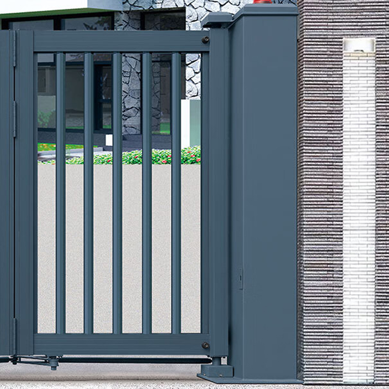 toptzy电动折叠门铝合金无轨悬浮双开欧式铝艺大门