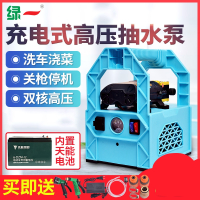 充电水泵便携式12v小型浇菜户外农用抽水机充电式自动高压抽水泵