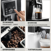 意大利德龙(DeLonghi) ECAM23.260.SB 全自动咖啡机 意式 家用 商用 欧洲原装进口 泵压 自动奶泡