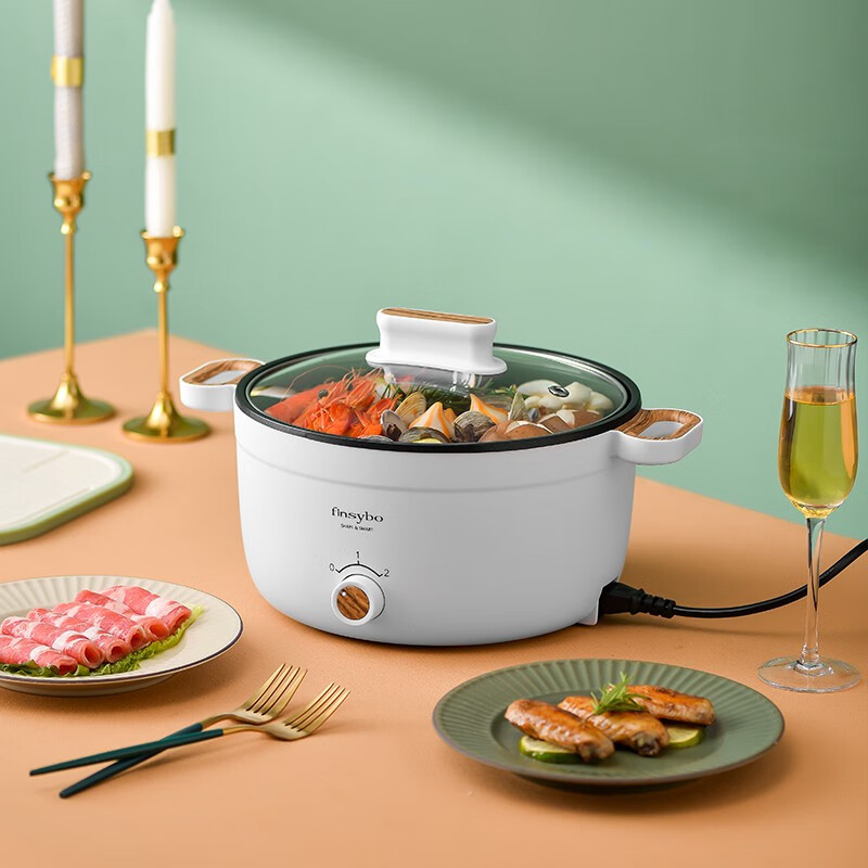 finsybo 杜欧多功能电火锅4L F-EHP4A高清大图