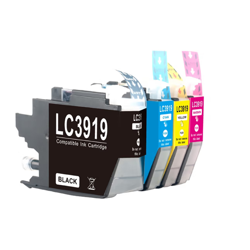 正元 墨盒 LC3919四色套装 适用兄弟MFC-J3930DW 3530DW 2330DW高清大图