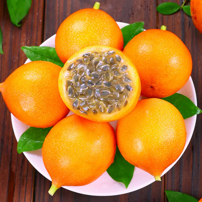 [西沛生鲜]云南热情果 净重2斤装 单果70-90g 酸甜多汁高清大图