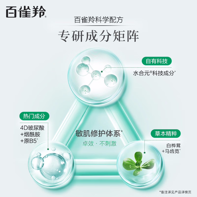 (PECHOIN)百雀羚爽肤水 水能量焕颜美容液90ml 保湿补水 新老款随机发高清大图