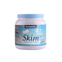 美可卓（Maxigenes） 【官方授权】 蓝妹子 高钙奶粉 孕妇儿童中老年 脱脂1kg* 3罐 澳洲直邮