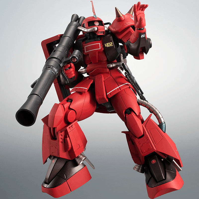 万代ROBOT魂R魂成品高达模型手办摆件扎古渣古元祖敢达钢弹扎古真