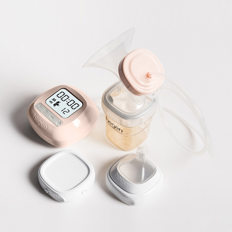hegen新加坡原装进口智能双边电动吸奶器孕产妇集乳器吸力大