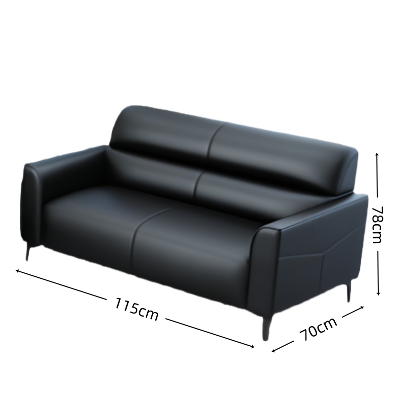 智叶舟会议沙发双人位115*70*78cm张高清大图