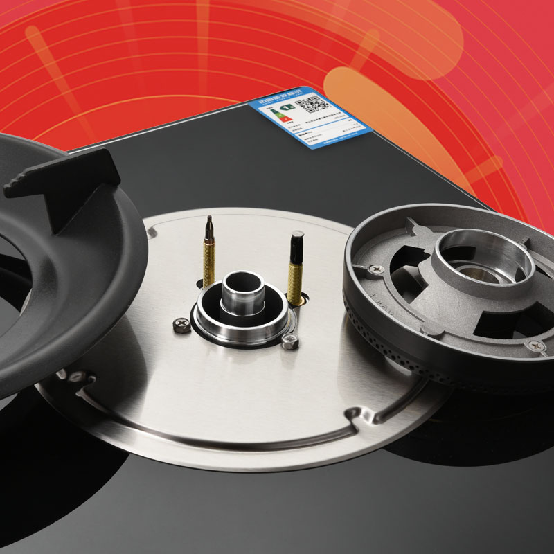 日率 RILV 燃气灶Q12 双眼大火力灶具高清大图