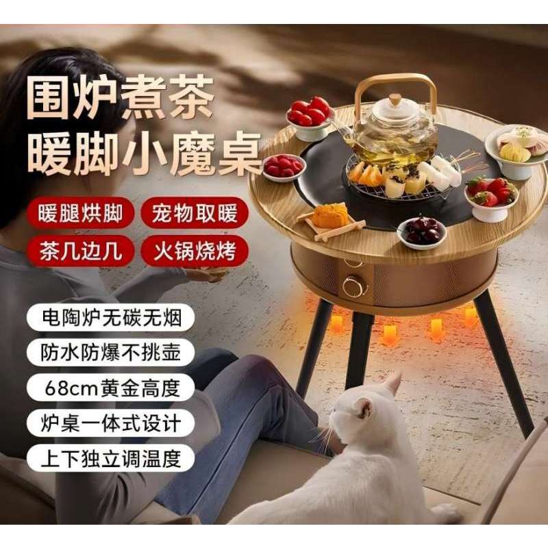 艾美特(Airmate)围炉煮茶取暖器电烤炉家用室内烤火炉 AIR13 机械式 [围炉煮茶小魔桌]*