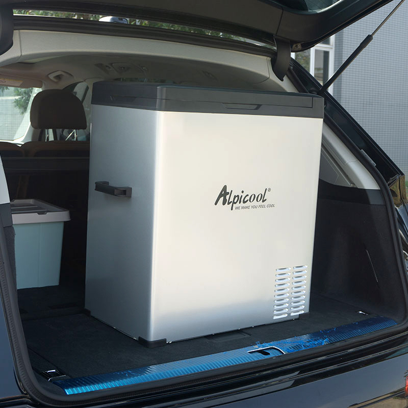 冰虎(Alpicool)车载冰箱压缩机制冷C75升车家两用24v12v户外冷冻或冷藏冷柜制冰便携式货车汽车车载小冰箱