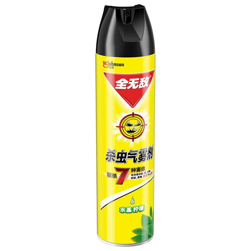 全无敌 杀虫气雾剂 柠檬香型 600ml 灭蟑 杀蟑 杀飞虫 灭虫剂 除虫剂 杀虫水 杀虫剂[新老包装随机发货]