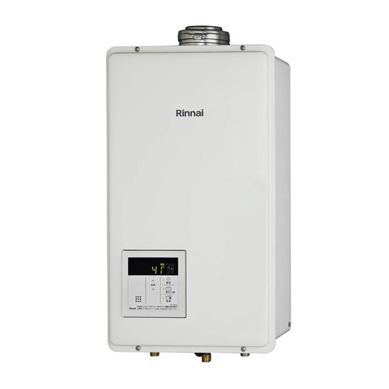 日本Rinnai/林内燃气热水器平衡机RUX-V1615SFFUA(A) BL认定品带安全警示功能电压100v送变压器高清大图