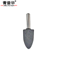 菁普华火石仔带柄砂轮磨头打磨头 个 图锥形6*20*36mm