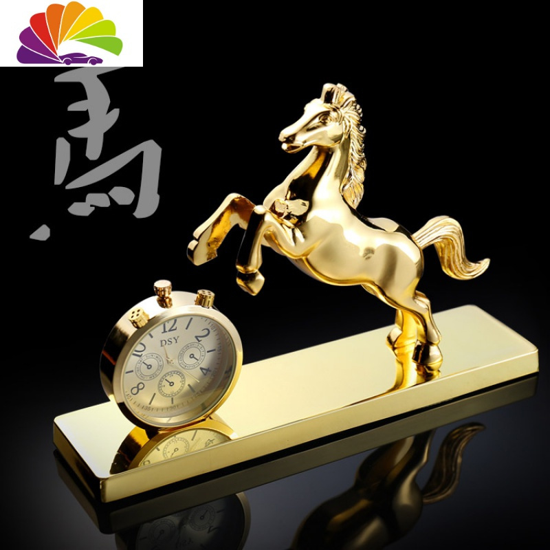 舒适主义汽车上装饰品男车内摆件十二生肖龙合金马牛车载香水座式合金