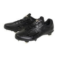 美津浓(Mizuno)男棒球鞋轻量透气宽楦专业防滑耐磨户外运动鞋 Black 42.5