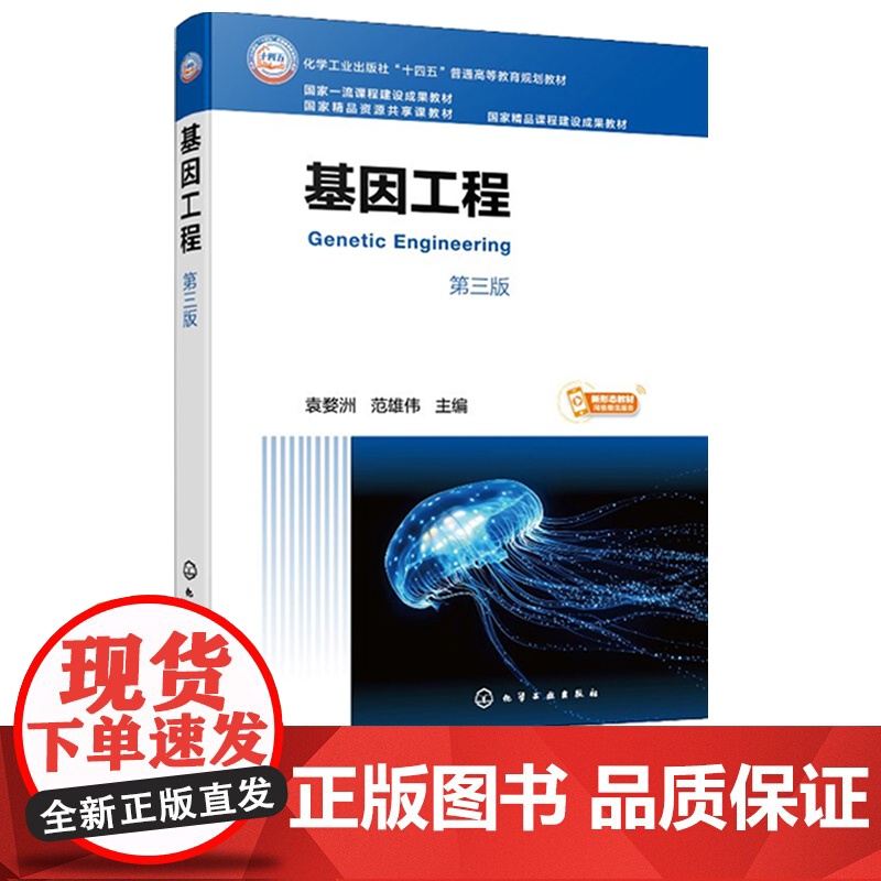 基因工程 袁婺洲 第三版第3版 化学工业出版社高清大图