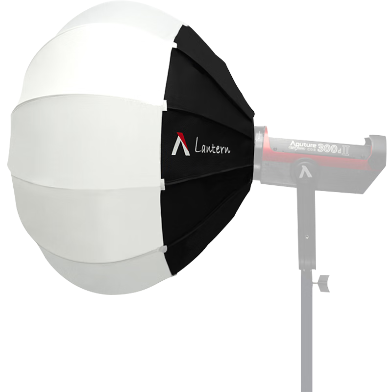 西陶 爱图仕 柔光箱深口抛物线八角90深抛柔光箱保荣口快装快拆柔光球直播灯罩摄影长条方形格栅柔光罩 65灯笼(不含遮扉)