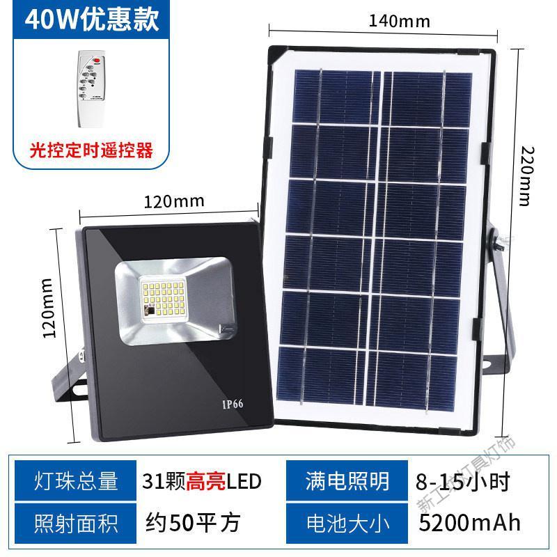 苏宁放心购 太阳能户外灯庭院路灯光伏超亮家用led感应农乡村照明一拖二室内