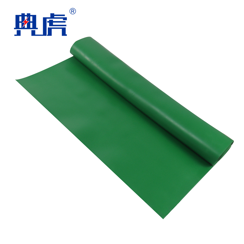 典虎 高压绝缘垫 绿色平面3mm 米高清大图