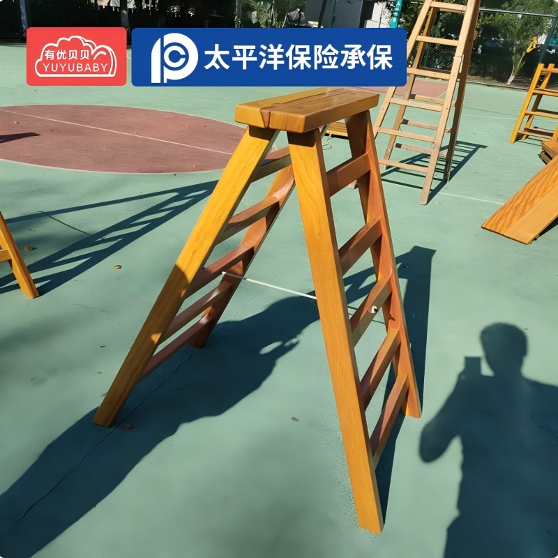 有优贝贝(YUYUBABY)幼儿园安吉游戏组合攀爬架梯感统体能训练器材滚筒儿童户外玩具21件套跳跃运动高清大图