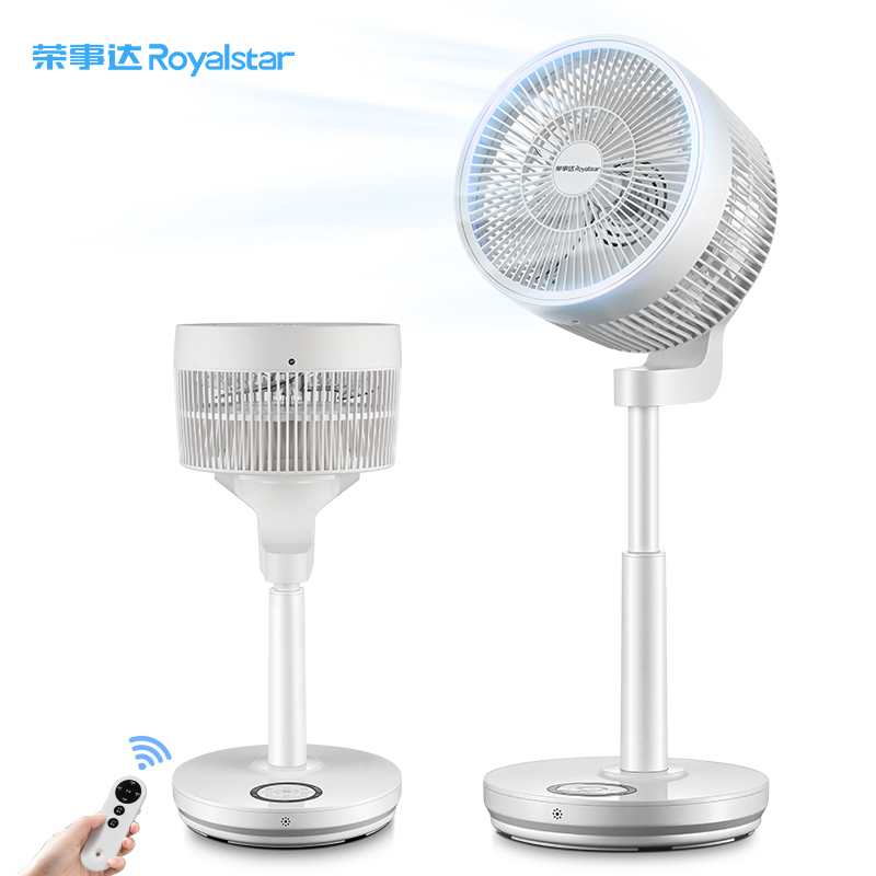 荣事达(Royalstar)电风扇空气循环扇遥控定时台式落地扇家用安静低音立式风扇摇头扇客厅台地两用 升级触屏+遥控三档