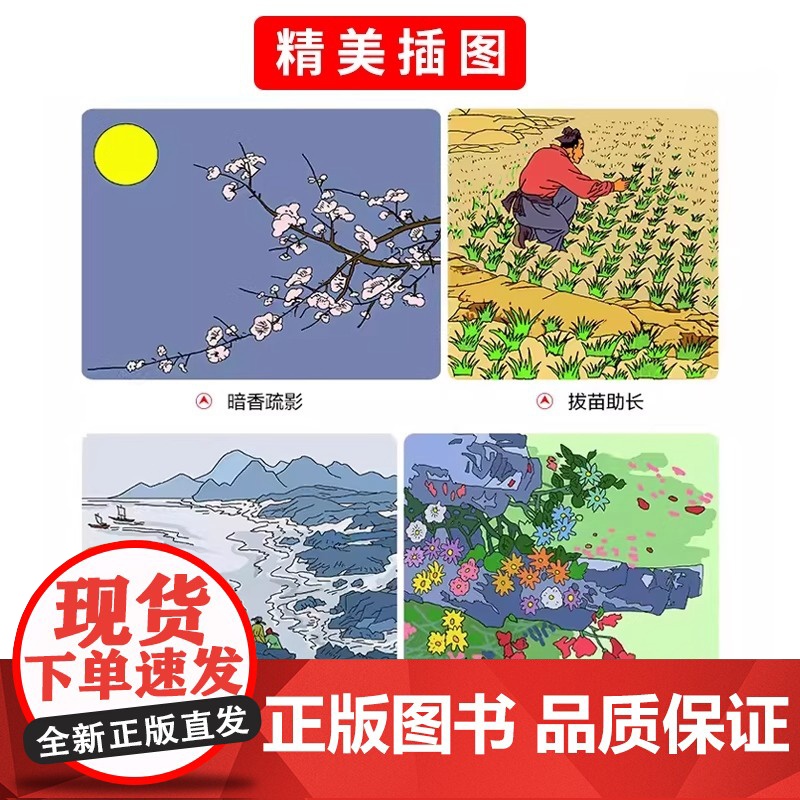 正版书籍 成语大词典 新修订版双色本硬壳精装 中小学生工具书 缩印版 成语词典商务印书馆中小学成语字典大全18000余条高清大图