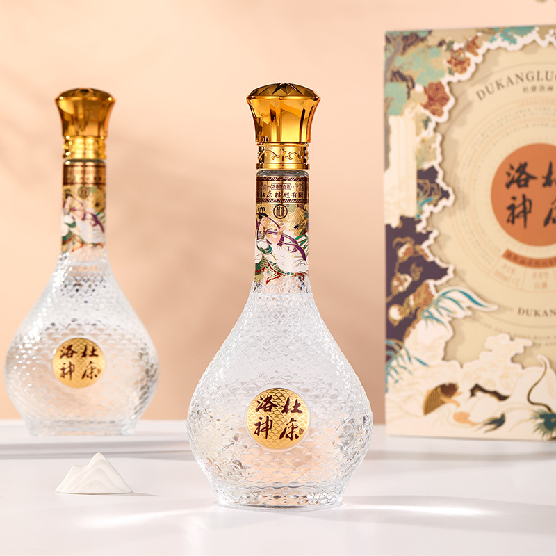 杜康洛神礼盒 白酒礼盒 纯粮食酒52度500ml*2瓶浓香型白酒送礼