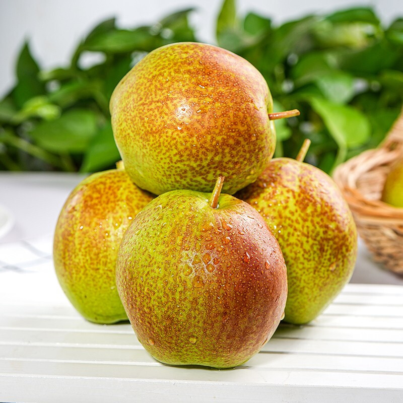 鲜木 河北香梨 新梨7号梨子 时令新鲜水果 当季红香梨 脆甜梨子精选大