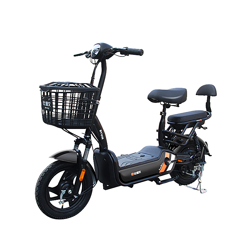 比德文小型电动车锂电池电瓶车男女电动自行车48v助力车代步车学生款