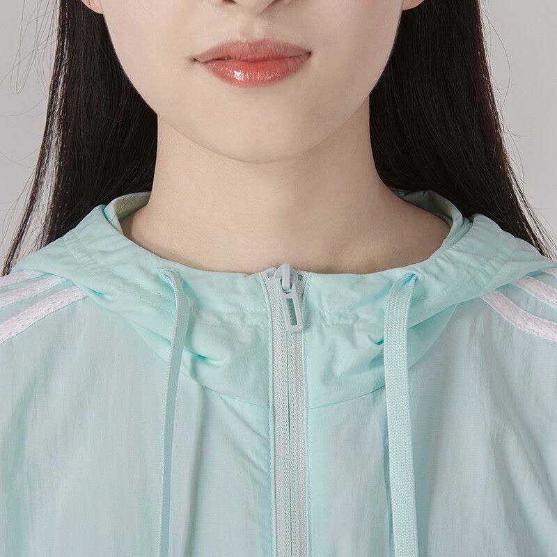 adidas/阿迪达斯外套女新款梭织夹克运动服连帽茄克上衣HC9158 D图片