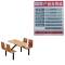 河洛伟业食堂餐桌1.2m套