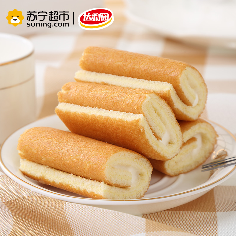 达利园瑞士卷240g(香蕉味)/袋营养早餐口袋零食蛋糕高清大图