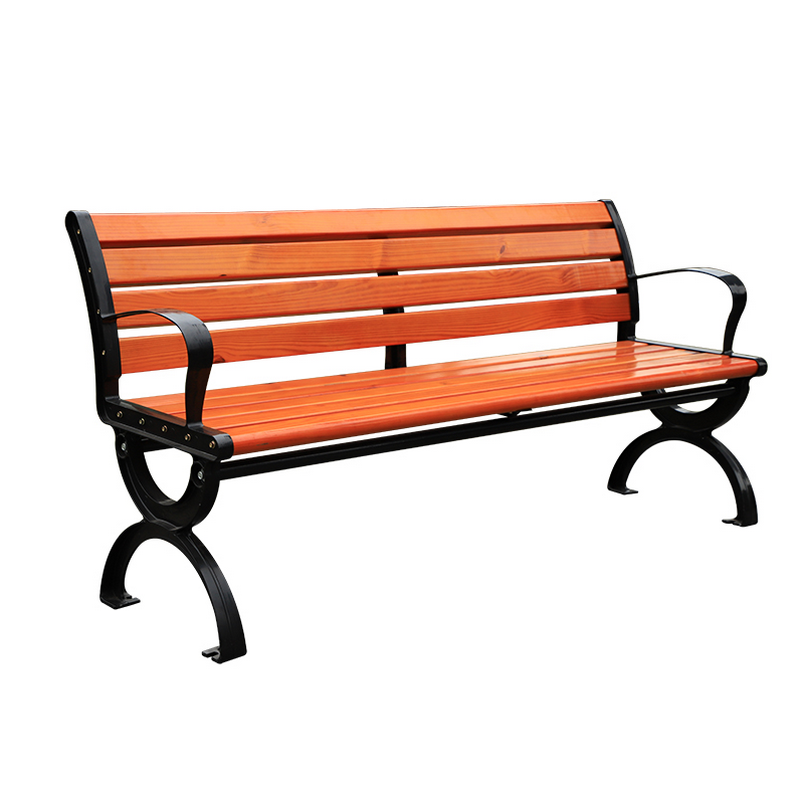 逐鹿中原公园椅户外长椅广场休闲椅铁艺靠背椅xh965长凳子