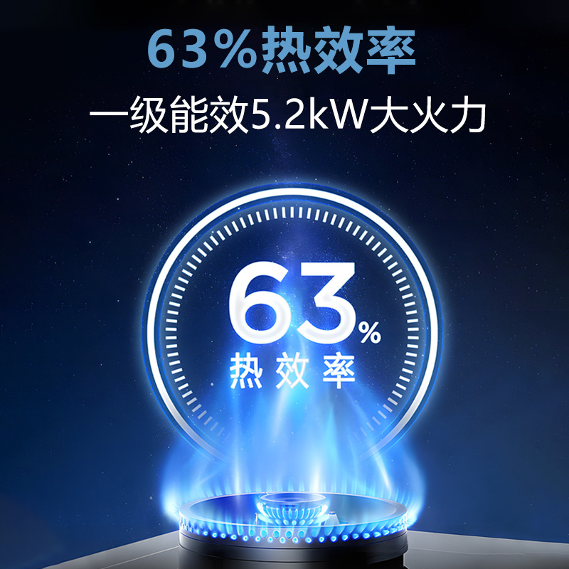 施耐德(Schneider)燃气灶双灶5.2KW猛火灶一级能效天然气 全进风大火力台嵌两用JZT-T34