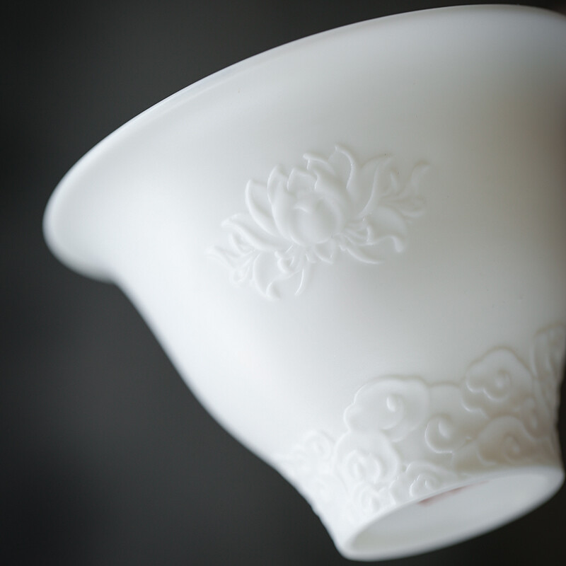 苏氏陶瓷/SUSHI CERAMICS J0145 中国白羊脂玉茶具套装京东限量发行附证书 (单位:套)高清大图